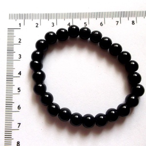 margele sticla negru lucios 43737, Accessorii si unelte, Margea, componente de bijuterii, Margea din sticla, Confectionarea bijuteriilor, ARTYNOS