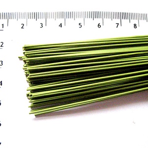 Sarma floristica verde 51718, Casa & Stil de viata, Decoratiuni de casa, Decoratiuni de masa si rafturi, Copaci din margele si sarma, Aranjament de flori, ARTYNOS