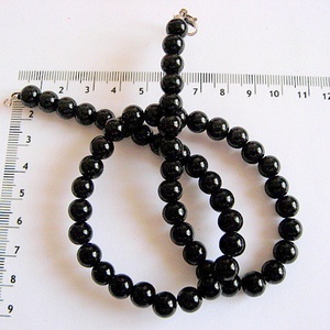 perle sticla negre 17510, Accessorii si unelte, Margea, componente de bijuterii, Margea din sticla, Confectionarea bijuteriilor, ARTYNOS