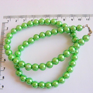 perle sticla verde deschis 17511, Accessorii si unelte, Margea, componente de bijuterii, Margea din sticla, Confectionarea bijuteriilor, ARTYNOS