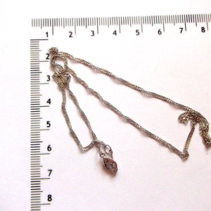 Lant argintiu cu inchizatoare lobster 43810, Accessorii si unelte, Accesorii pentru bijuterii, Confectionarea bijuteriilor, ARTYNOS