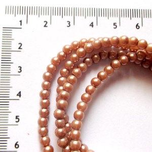 perle din rasina acrilica maro deschis 43716 - Artynos.ro