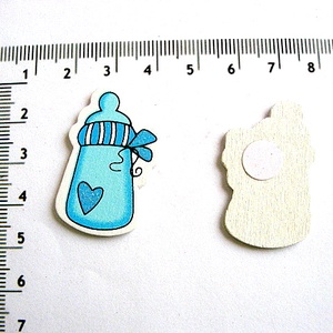 Figurine din placaj subtire de lemn biberon bleu 18461, Accessorii si unelte, Accesorii decorative, Figurine, Altele, ARTYNOS