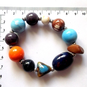 margele ceramica culori si marimi diferite 44293, Accessorii si unelte, Margea, componente de bijuterii, Margea din ceramica, Confectionarea bijuteriilor, ARTYNOS