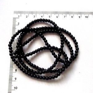 perle din rasina acrilica de culoare negru 44654 - Artynos.ro