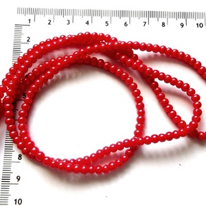 perle din rasina acrilica de culoare rosu 44653 - Artynos.ro