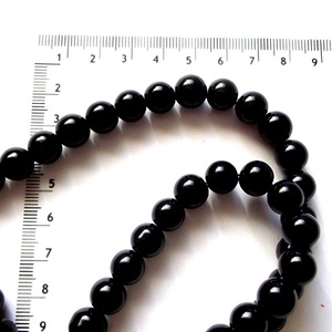 perle din rasina acrilica de culoare negru 44655 - Artynos.ro