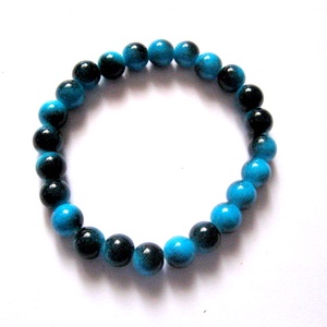 margele  din rasina acrilica albastru cu negru    51227, Accessorii si unelte, Margea, componente de bijuterii, Margea din plastic, Confectionarea bijuteriilor, ARTYNOS