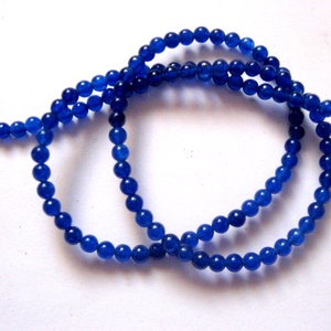 Sirag agate albastre sfere 51274, Accessorii si unelte, Margea, componente de bijuterii, Piatra pretioasa, Confectionarea bijuteriilor, ARTYNOS