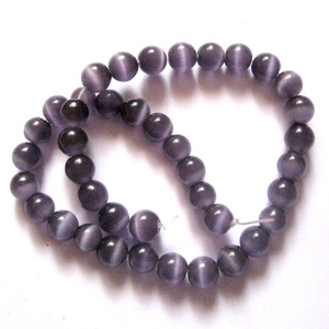 Sirag ochi de pisica sfere mov 51458, Accessorii si unelte, Margea, componente de bijuterii, Piatra pretioasa, Confectionarea bijuteriilor, ARTYNOS