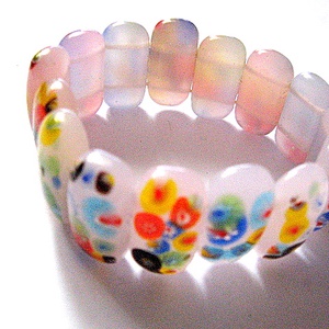 margele sticla multicolore  51436, Accessorii si unelte, Margea, componente de bijuterii, Margea din sticla, Confectionarea bijuteriilor, ARTYNOS