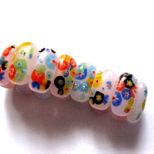 margele sticla multicolore  51436 - accessorii și unelte - mărgea, componente de bijuterii - mărgea din sticlă - Artynos.ro