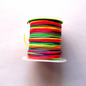 Snur nylon multicolor 57936, Accessorii si unelte, Material de impachetare, Snur, Confectionarea bijuteriilor, ARTYNOS
