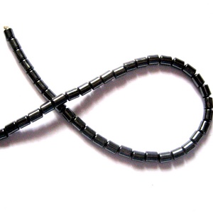 Sirag margele hematit  tubulare 51562, Accessorii si unelte, Margea, componente de bijuterii, Piatra pretioasa, Confectionarea bijuteriilor, ARTYNOS