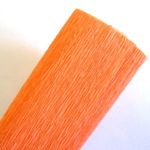 Hartie creponata floristica portocaliu 51869 - Artynos.ro