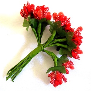 Stamine artificiale decorative rosii 51901, Casa & Stil de viata, Decoratiuni de casa, Accesorii florale, Buchete de flori, , ARTYNOS