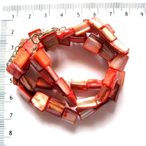 Sirag sidef  neregulat rosu 51959, Accessorii si unelte, Margea, componente de bijuterii, Piatra pretioasa, Confectionarea bijuteriilor, ARTYNOS