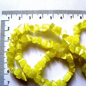  Chipsuri ochi de pisica galben deschis  51740, Accessorii si unelte, Margea, componente de bijuterii, Piatra pretioasa, Confectionarea bijuteriilor, ARTYNOS