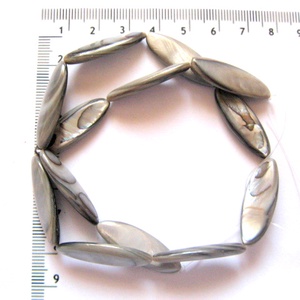 Sirag margele sidef  gri  argintiu 51949, Accessorii si unelte, Margea, componente de bijuterii, Piatra pretioasa, Confectionarea bijuteriilor, ARTYNOS