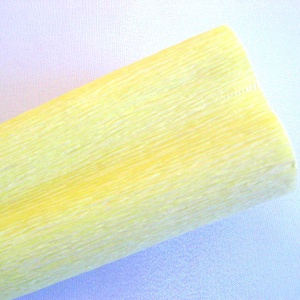 Hartie creponata floristica galben deschis 51873, Accessorii si unelte, Hartie, Hartie decorativa, Confectionarea bijuteriilor, ARTYNOS