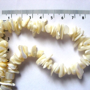 Sirag sidef  neregulat alb 52012, Accessorii si unelte, Margea, componente de bijuterii, Perla adevarata, Confectionarea bijuteriilor, ARTYNOS