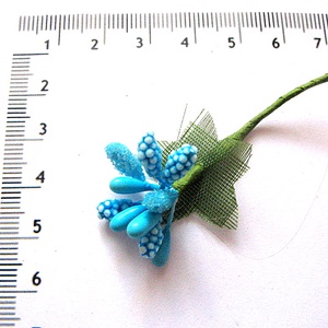 Stamine artificiale decorative  turcoaz - casă & stil de viață - decorațiuni de casă - accesorii florale - buchete de flori - Artynos.ro