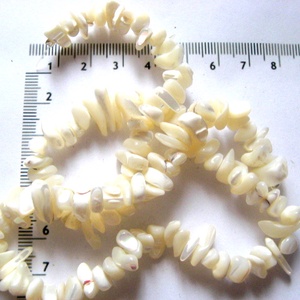 Sirag sidef  neregulat alb 52105, Accessorii si unelte, Margea, componente de bijuterii, Piatra pretioasa, Confectionarea bijuteriilor, ARTYNOS