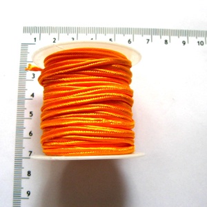 Snur Soutachee portocaliu 52221, Accessorii si unelte, Material de impachetare, Snur, Confectionarea bijuteriilor, ARTYNOS