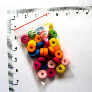 Margele din lemn diverse culori 52233 - Artynos.ro