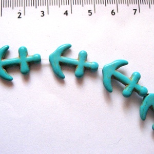 margele  turcoaz  ancora  51768, Accessorii si unelte, Margea, componente de bijuterii, Piatra pretioasa, Confectionarea bijuteriilor, ARTYNOS