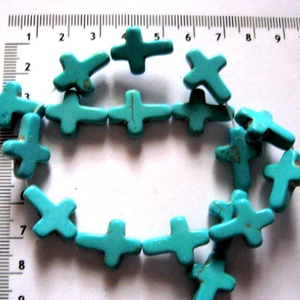 margele  turcoaz  cruciulita   52605, Accessorii si unelte, Margea, componente de bijuterii, Piatra pretioasa, Confectionarea bijuteriilor, ARTYNOS