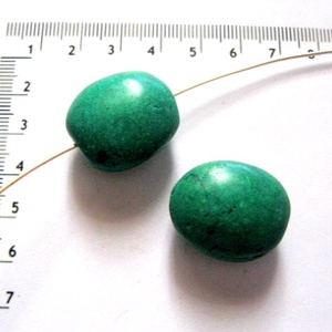 margele mari turcoaz  verzui 52603, Accessorii si unelte, Margea, componente de bijuterii, Piatra pretioasa, Confectionarea bijuteriilor, ARTYNOS
