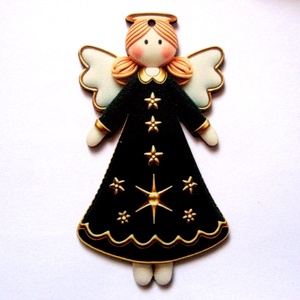 figurine lemn cu ingeras 51014 - Artynos.ro