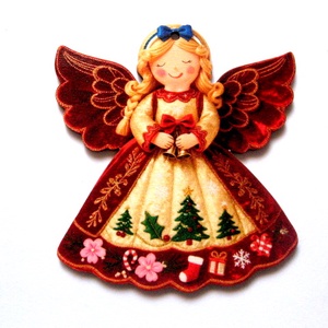 figurine lemn cu ingeras 51001 - Artynos.ro