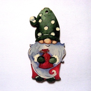 figurine lemn cu gnomes 51064, Accessorii si unelte, Accesorii decorative, Figurine, , ARTYNOS