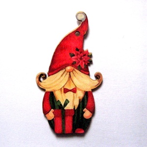figurine lemn cu gnomes 51065, Accessorii si unelte, Accesorii decorative, Figurine, , ARTYNOS