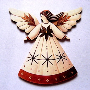 figurine lemn cu ingeras 51087, Accessorii si unelte, Accesorii decorative, Figurine, , ARTYNOS