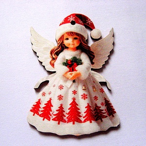 figurine lemn cu ingeras 51092, Accessorii si unelte, Accesorii decorative, Figurine, , ARTYNOS
