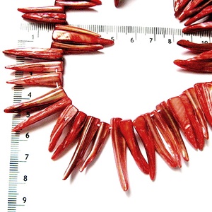 Sirag sidef colti neregulat rosu 52967, Accessorii si unelte, Margea, componente de bijuterii, Piatra pretioasa, , ARTYNOS