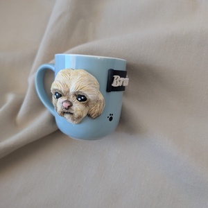 Cană Personalizată cu Figurina 3D  Portret Cățeluș - casă & stil de viață - accesorii pentru echipamente de bucătărie - accesorii de servire - căni - Artynos.ro