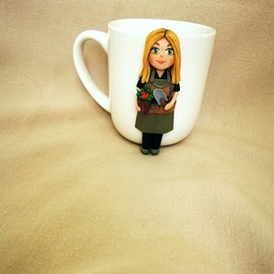 Cana personalizata cu figurina 3d din lut polimeric. Specializare / Meserii, Casa & Stil de viata, Accesorii pentru echipamente de bucatarie, Accesorii de servire, Cani, Plastilina, Sculptura, Descopera o cana deosebita, decorata manual cu lut polimeric. Fiecare detaliu este realizat cu grij..., ARTYNOS