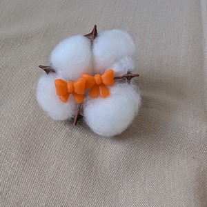 Cercei fundiță din fimo � cercei mici 1,5 cm - bijuterii - cercei - cercei cu figurine - Artynos.ro