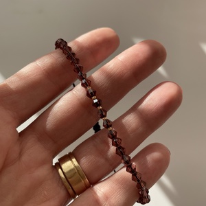 Bratara cu margele si bile de aur, Bijuterii, Bratari, Bratari din aur, Impletitura, Impletituri, broderie cu margele, ARTYNOS