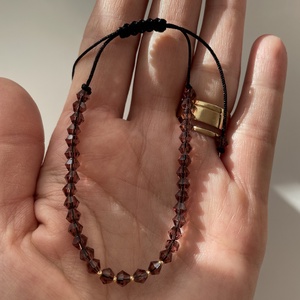 Brățară cu mărgele si bile de aur - bijuterii - brățări - brățări din aur - Artynos.ro