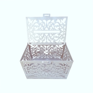 Cutie dar din lemn pentru nunta sau botez - 30x20x20cm - accesorii nuntă - amintiri și cadouri de nuntă - cadou nuntă - cutie de bani - Artynos.ro