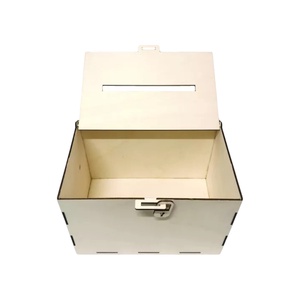 Cutie dar nunta simpla din lemn, culoare lemn natur, 30x20x20cm - accesorii nuntă - amintiri și cadouri de nuntă - cutie dar nuntă - Artynos.ro