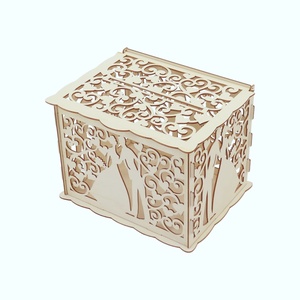 Cutie de dar pentru nunta, lemn, cutie pentru petrecere de nunta, 30x24x22.5CM, Accesorii nuntă, Amintiri și cadouri de nuntă, Cadou nuntă, Cutie de bani, Prelucrarea lemnului, ARTYNOS