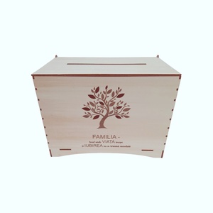 Cutie de dar din lemn - 30x20x23cm , Accesorii nuntă, Amintiri și cadouri de nuntă, Cutie dar nuntă, Prelucrarea lemnului, ARTYNOS
