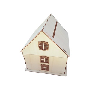 Casuta de dar, cutie dar pentru nunta, lemn, 30x30x30cm - accesorii nuntă - amintiri și cadouri de nuntă - cutie dar nuntă - Artynos.ro