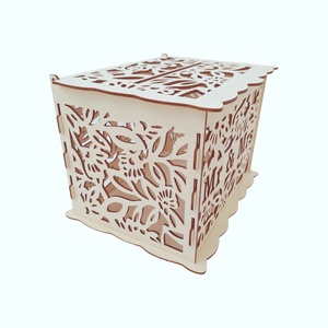 Cutie bani pentru nunta din lemn, cutie dar 30x24x22.5CM - accesorii nuntă - amintiri și cadouri de nuntă - cutie dar nuntă - Artynos.ro